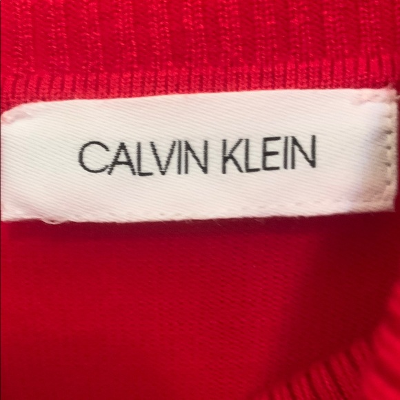 Calvin Klein Bold Red and Black women’s XL Sweater - Picture 2 of 5
